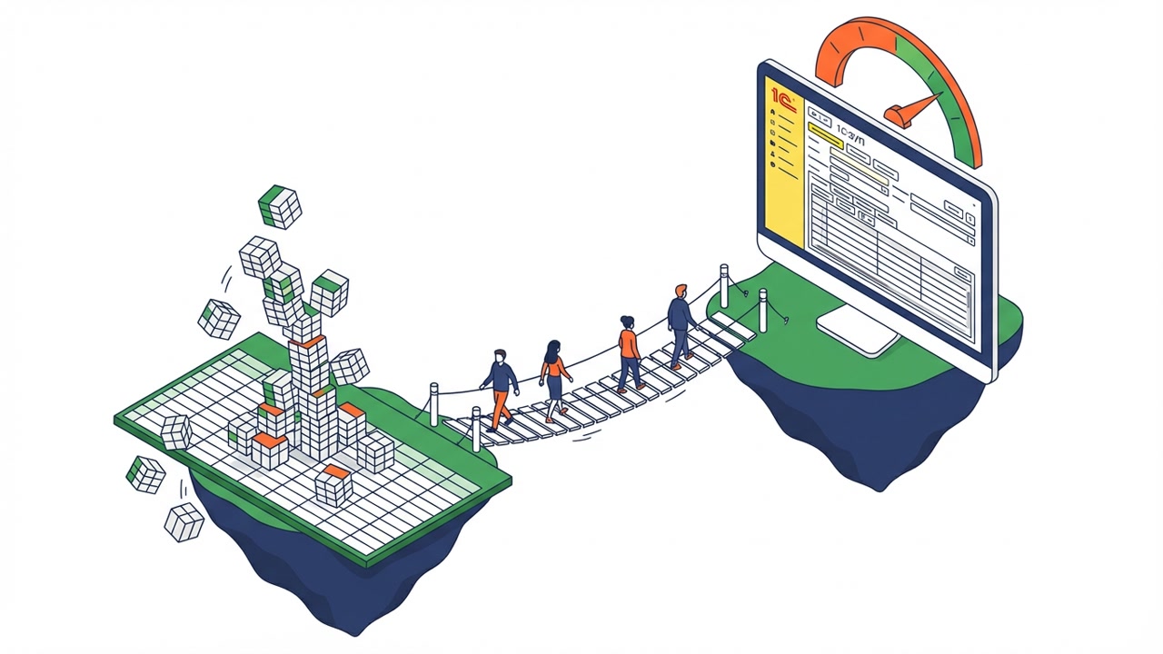 1С:ЗУП vs Excel: что выбрать для ФОТ и KPI при росте