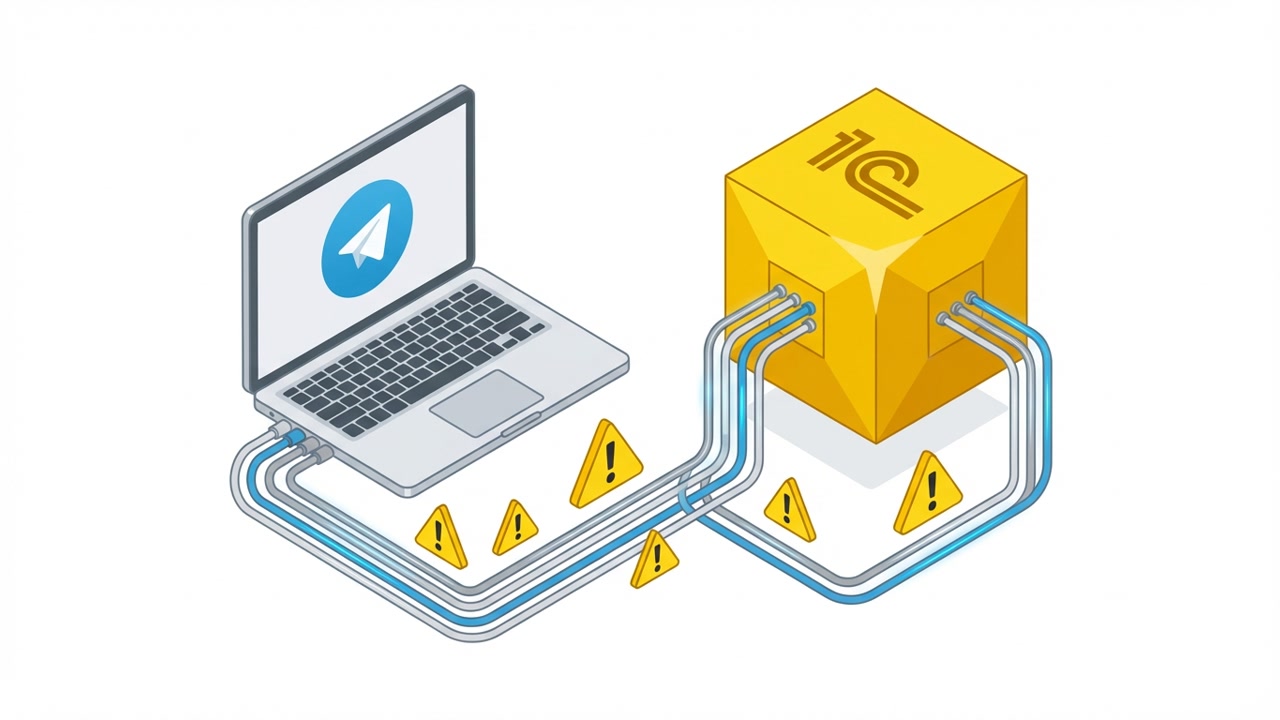 5 ловушек интеграции 1С с Telegram-ботом