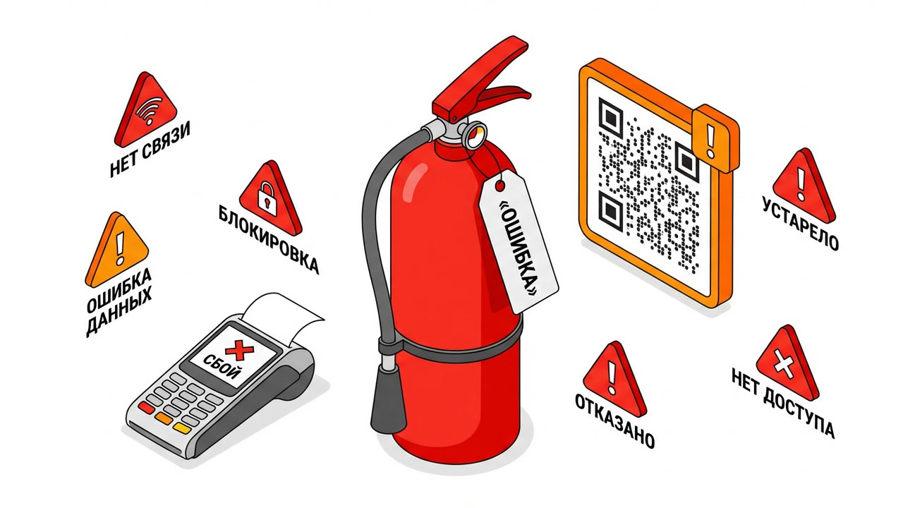 6 ошибок Честного ЗНАКА в 1С:Розница: кассир не пробьёт
