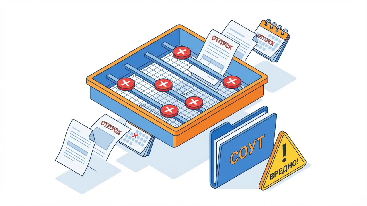 7 ошибок при настройке отпуска за вредность в 1С:ЗУП 3.1