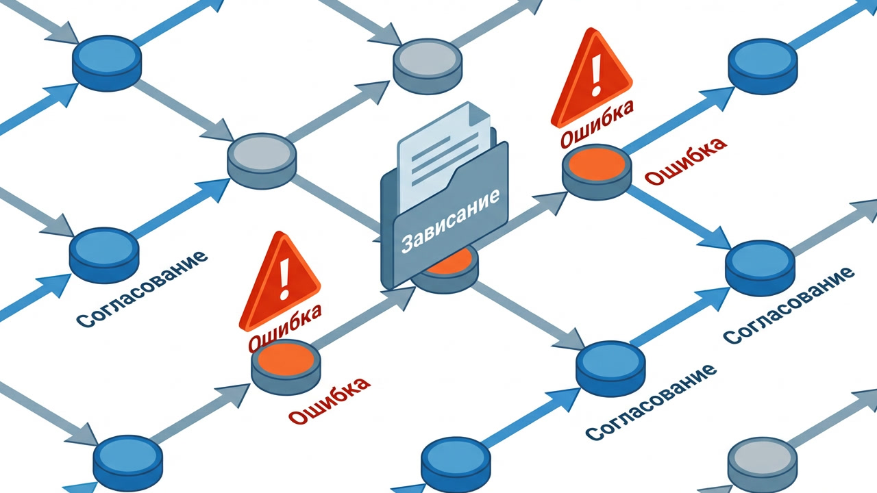 7 ошибок настройки маршрутов согласования в 1С:ДО