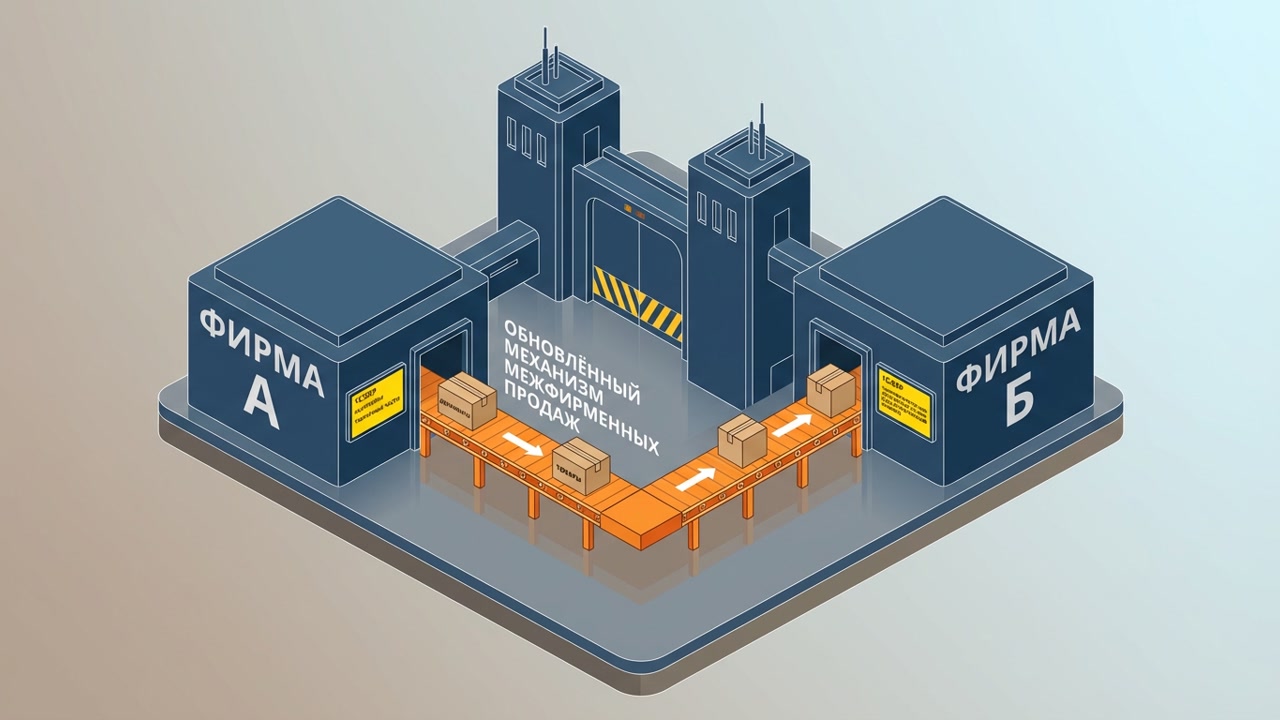 Межфирменные продажи в 1С:ERP: что изменилось с 2026