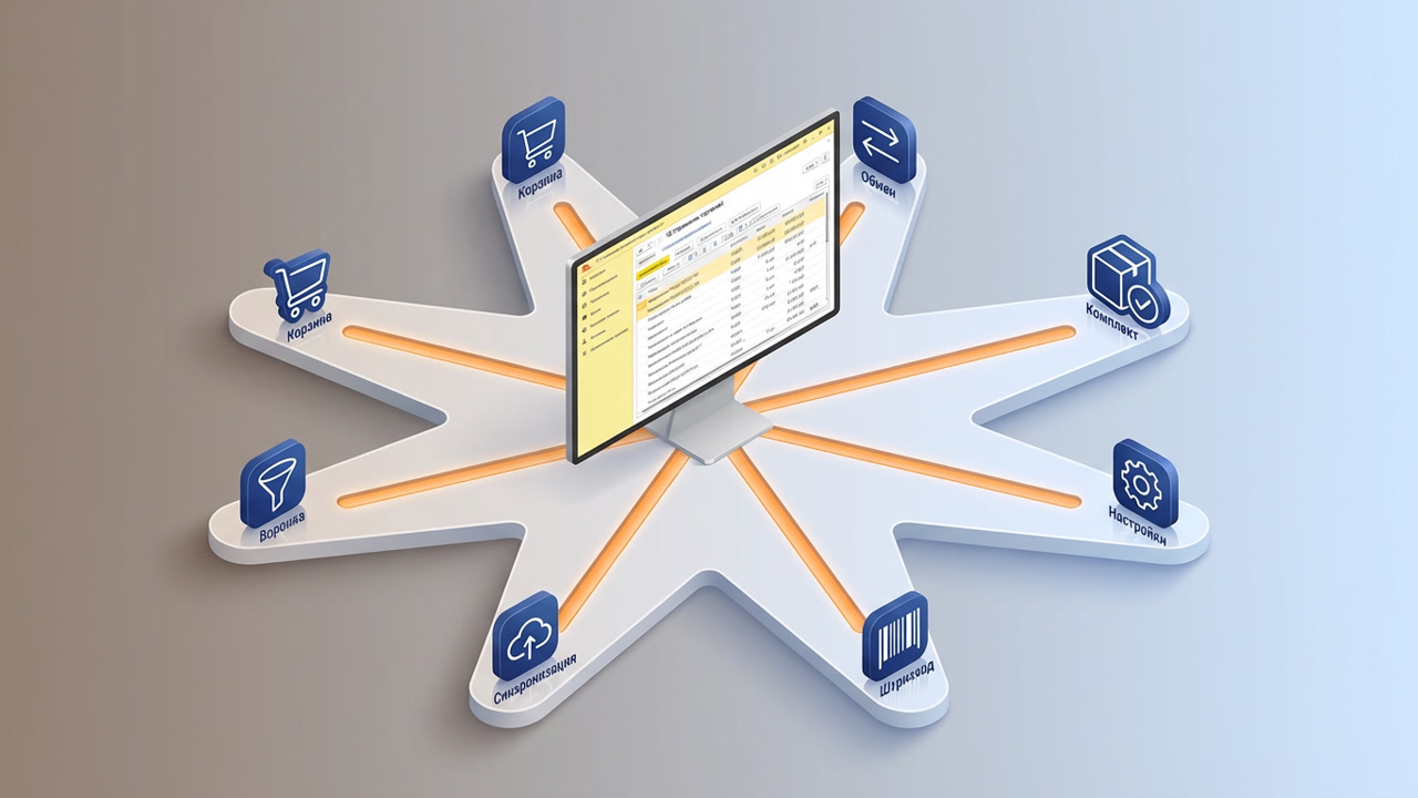 Топ-7 инструментов 1С:УТ для интеграции с маркетплейсами