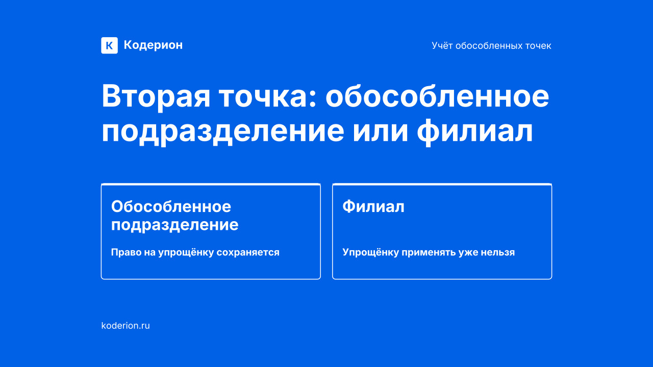 Второй филиал в 1С за 14 дней: план запуска и учёт